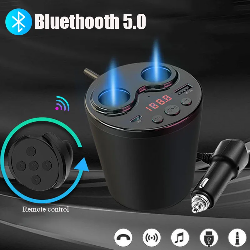 Car Bluetooth MP3 Player Car FM Transmitter U Disk TF Card Audio Player Fast Charger Dual Cigarette Lighter Power Adapter Kit
Car Bluetooth MP3 Player Car FM Transmitter U Disk TF Card Audio Player Fast Charger Dual Cigarette Lighter Power Adapter Kit