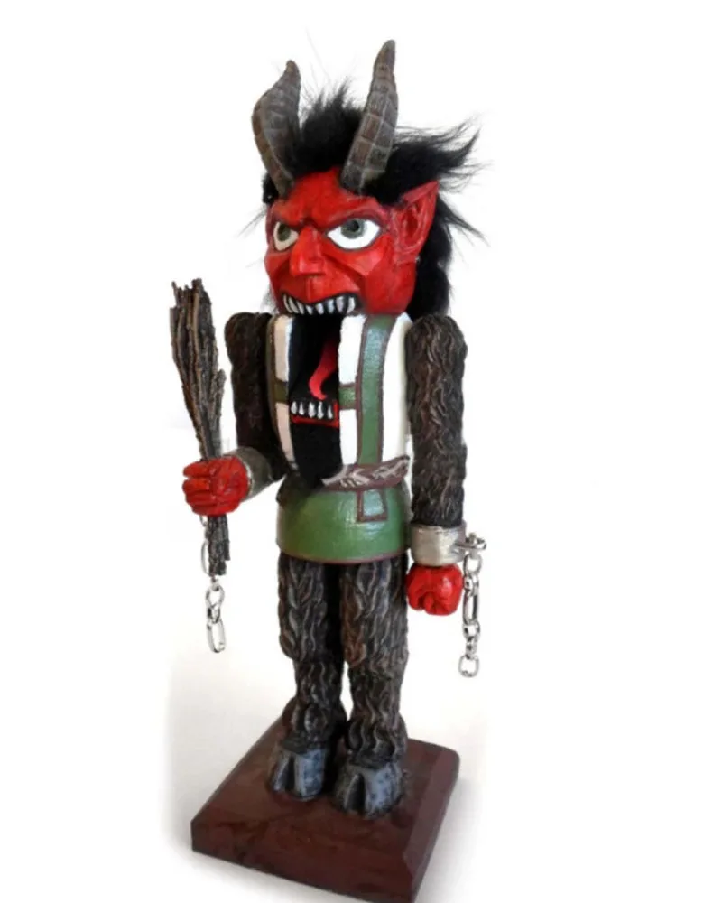 2022 Krampus гайковерт, марионетка в европейском стиле, полимерные изделия Ngau Tau, человеческое лицо, гайковерт, Рождественский домашний декор, Нов...
2022 Krampus гайковерт, марионетка в европейском стиле, полимерные изделия Ngau Tau, человеческое лицо, гайковерт, Рождественский домашний декор, Нов...
