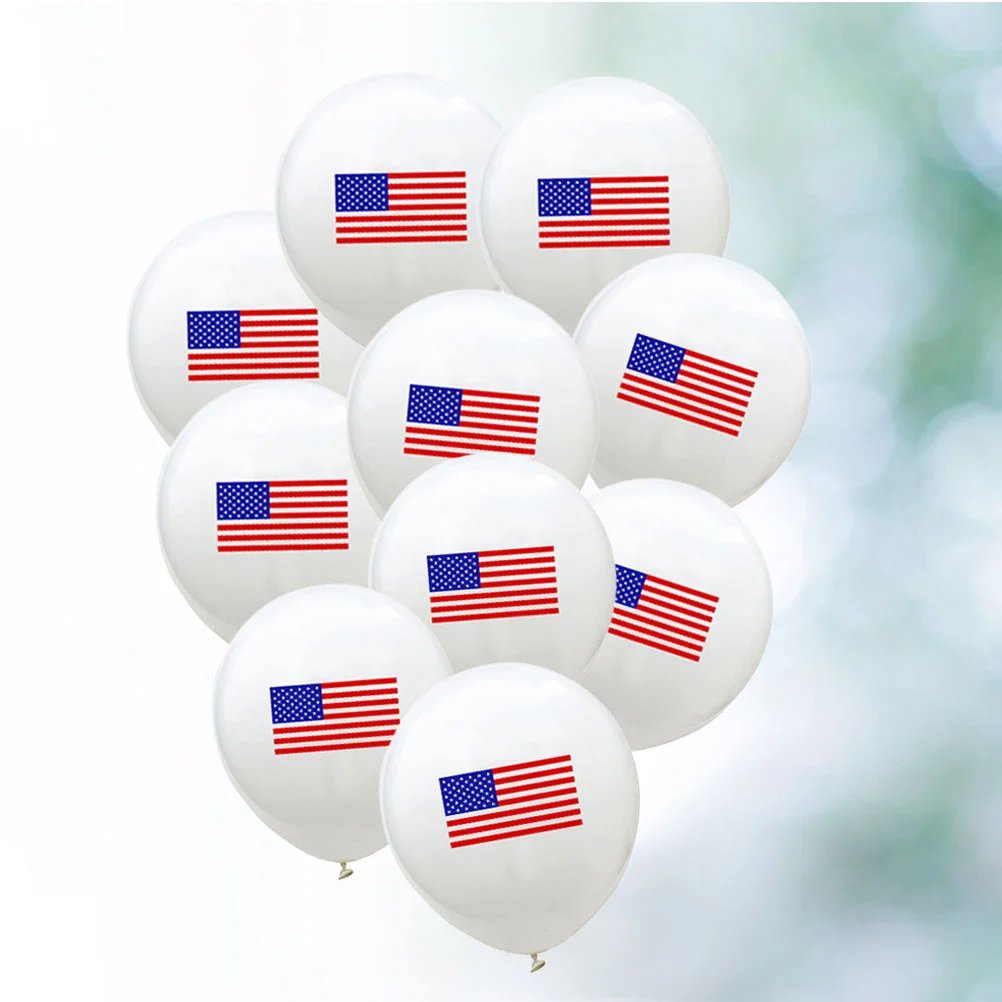 10pcs 12 Inch Latex Balloon Round Latex Balloon American Flag Pattern for Decoration
10pcs 12 Inch Latex Balloon Round Latex Balloon American Flag Pattern for Decoration