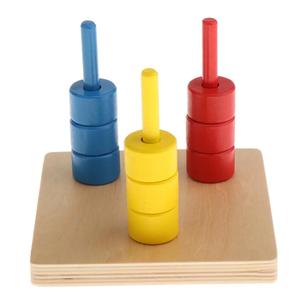 3 Colors Stacker Toy for Toddlers (Early Developmental Toy, 9 Smooth Rings, Solid )
3 Colors Stacker Toy for Toddlers (Early Developmental Toy, 9 Smooth Rings, Solid )