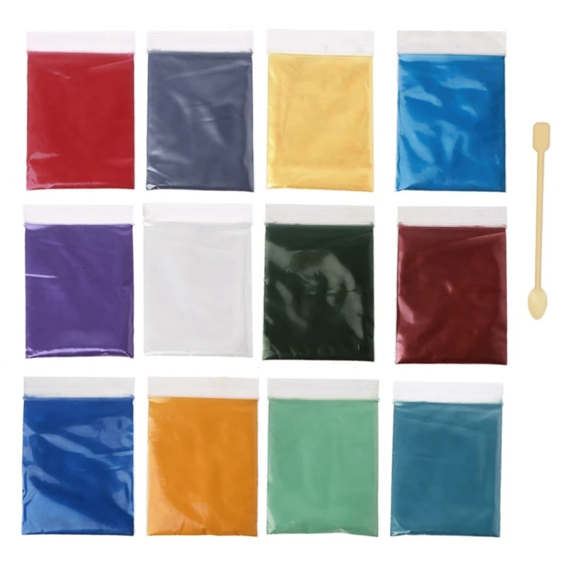 12 Colors 10g Mica Pearl Powder Resin Pigment for Paint Soap Making Bath Bomb DIY Candle Making Epoxy Resin Colorant Dye
12 Colors 10g Mica Pearl Powder Resin Pigment for Paint Soap Making Bath Bomb DIY Candle Making Epoxy Resin Colorant Dye