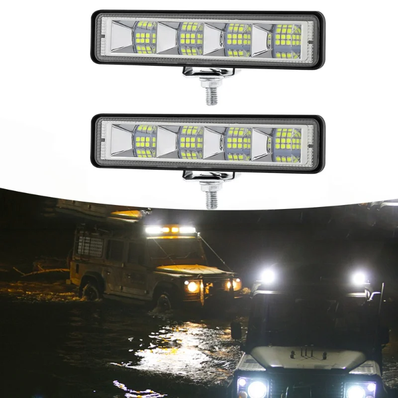 72W Car Work Light LED Bar Flood Light 4x4 24 LED Working Bar Offroad SUV ATV Tractor Boat Trucks Excavator Led Combo Beam
72W Car Work Light LED Bar Flood Light 4x4 24 LED Working Bar Offroad SUV ATV Tractor Boat Trucks Excavator Led Combo Beam