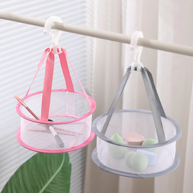 2pc Foldable Mesh Clothes Hanging Dryer Collapsible Hanging Drying Clothes Basket Round Drying Rack Net Used for Cosmetic Tools
2pc Foldable Mesh Clothes Hanging Dryer Collapsible Hanging Drying Clothes Basket Round Drying Rack Net Used for Cosmetic Tools