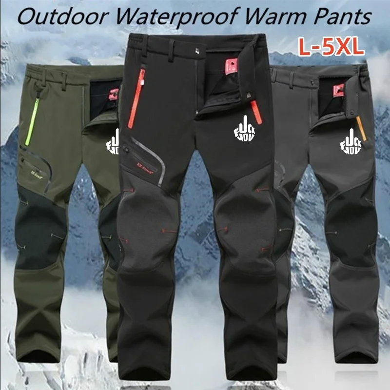 Men Winter Outdoor Thick Waterproof Hiking Trousers Camping Climbing Skiing Fleece Long Pants Softshell Fleece Warm Pants
Men Winter Outdoor Thick Waterproof Hiking Trousers Camping Climbing Skiing Fleece Long Pants Softshell Fleece Warm Pants