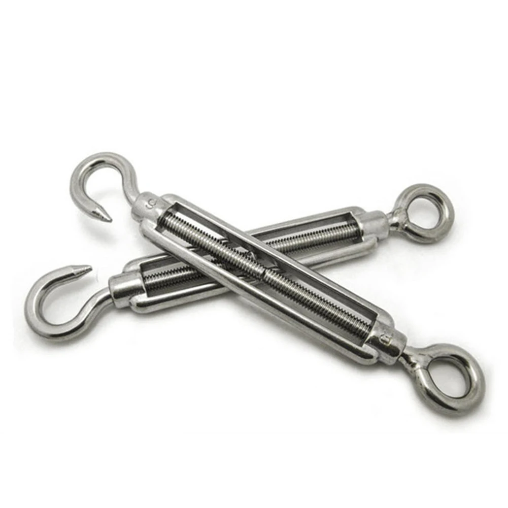 M6 Screw Buckle M6 Turn Buckle Eye Wire Tensioner Practical Replacement Spare Parts Tension Hook 304 Stainless Steel
M6 Screw Buckle M6 Turn Buckle Eye Wire Tensioner Practical Replacement Spare Parts Tension Hook 304 Stainless Steel