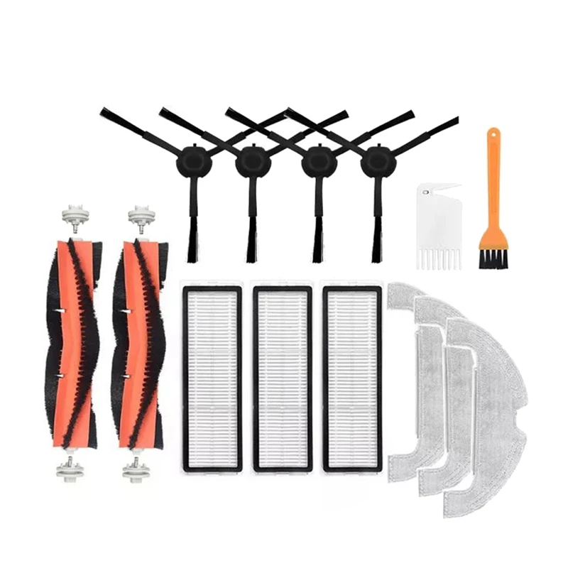 Detachable Main Brush Hepa Filter Side Brush Mop Cloth Main Brush For Xiaomi Mi STYTJ05ZHM Robot Vacuum-Mop 2 Ultra
Detachable Main Brush Hepa Filter Side Brush Mop Cloth Main Brush For Xiaomi Mi STYTJ05ZHM Robot Vacuum-Mop 2 Ultra
