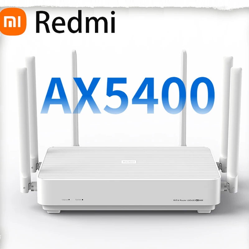 Xiaomi Redmi AX5400 Wifi Speed 5400 Qualcomm 3-Core Processor WiFi6 Plus 160MHz 4K QAM Mesh Repeater External Amplifier
Xiaomi Redmi AX5400 Wifi Speed 5400 Qualcomm 3-Core Processor WiFi6 Plus 160MHz 4K QAM Mesh Repeater External Amplifier