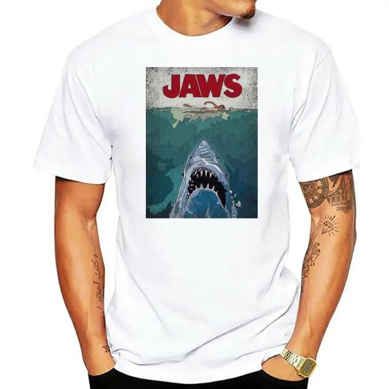 Fashion summer T-shirt Lined Poster Jaws New Summer Men's Casual Print Fashion T-shirt
Fashion summer T-shirt Lined Poster Jaws New Summer Men's Casual Print Fashion T-shirt