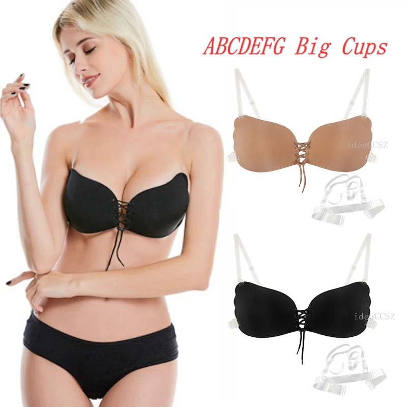 Sexy Invisible Bra with Fake Back Push Up Strapless Underwear for Women Wedding Dress Silicone Clear Strap Lingerie Nipple Cover 
Sexy Invisible Bra with Fake Back Push Up Strapless Underwear for Women Wedding Dress Silicone Clear Strap Lingerie Nipple Cover