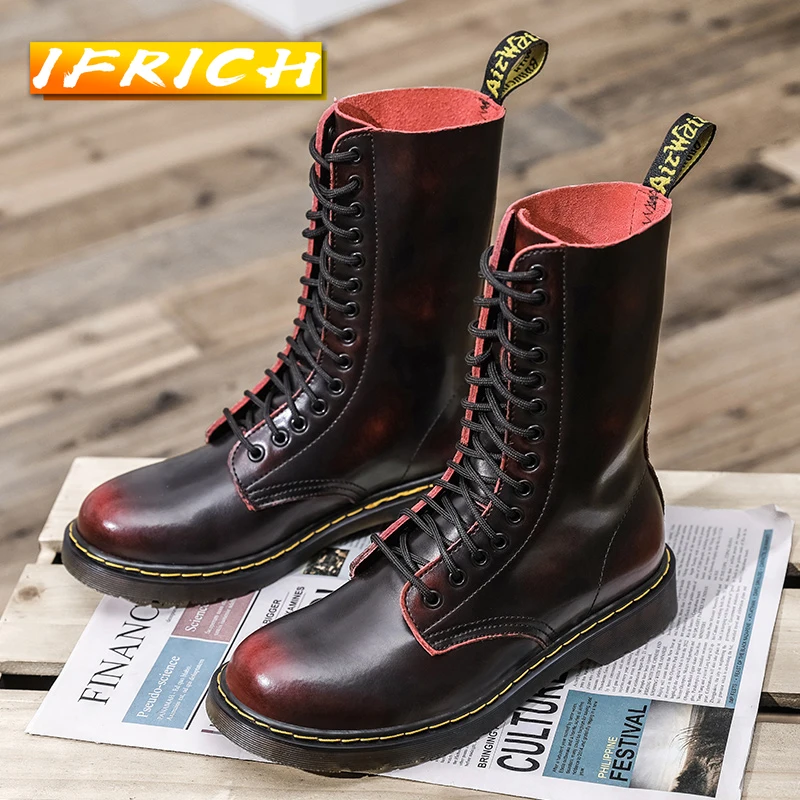 Spring 2022 Military Boots For Men Brown Red British Retro Boots Mens Plus Size 46 47 Military Combat Boots Man Leather Shoe
Spring 2022 Military Boots For Men Brown Red British Retro Boots Mens Plus Size 46 47 Military Combat Boots Man Leather Shoe
