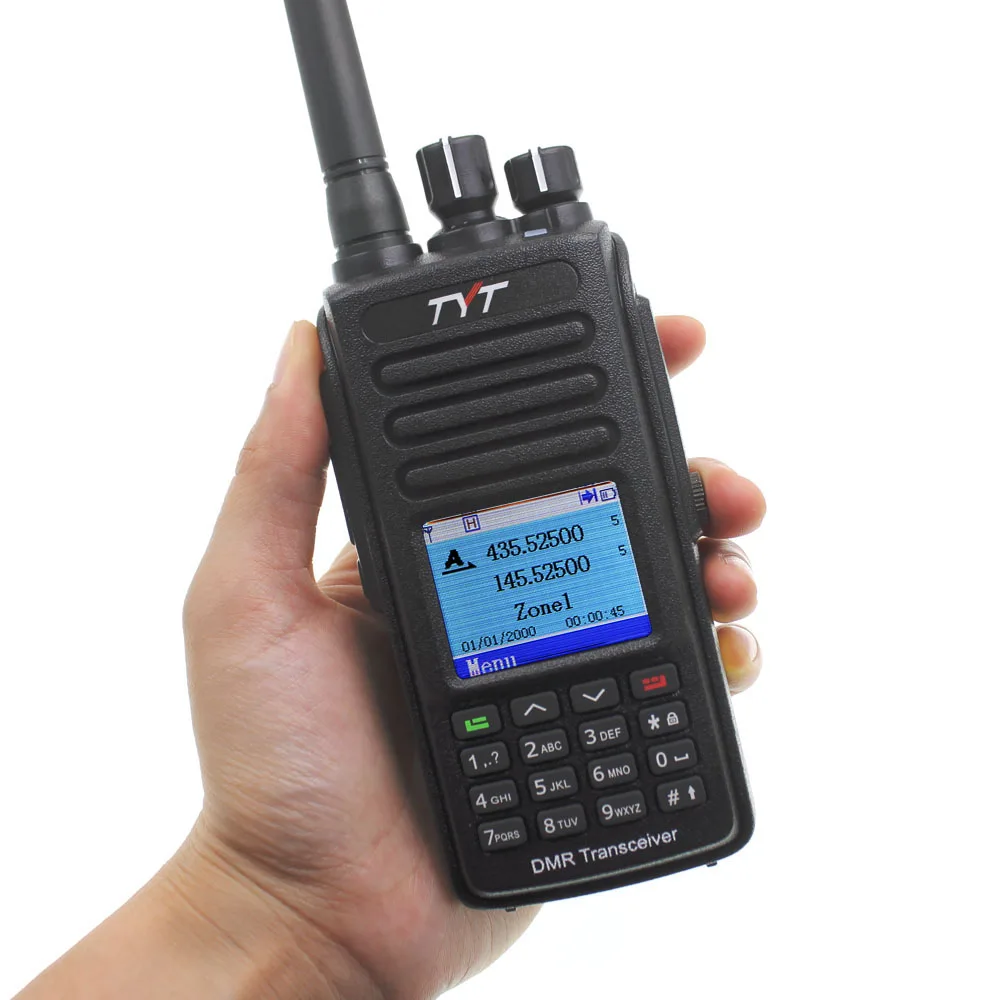 TYT MD-UV390 VHF UHF радиочастотная Двухдиапазонная DMR IP67 водонепроницаемая рация
TYT MD-UV390 VHF UHF радиочастотная Двухдиапазонная DMR IP67 водонепроницаемая рация