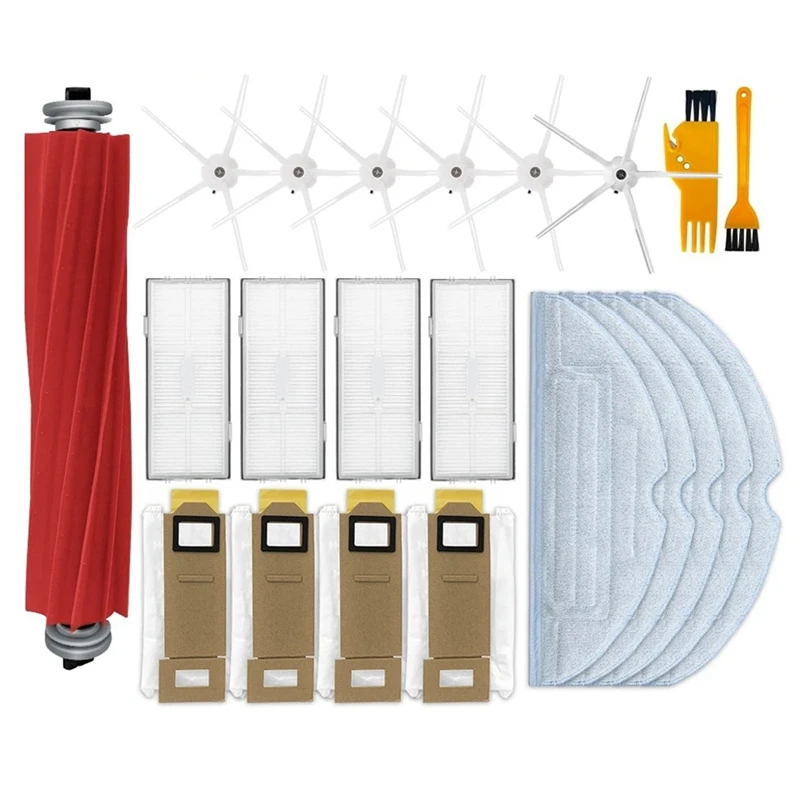 Сменная Швабра для пылесоса Xiaomi Roborock S7 T7S Plus, фильтр НЕРА, боковая роликовая щетка, запасные части 
Сменная Швабра для пылесоса Xiaomi Roborock S7 T7S Plus, фильтр НЕРА, боковая роликовая щетка, запасные части