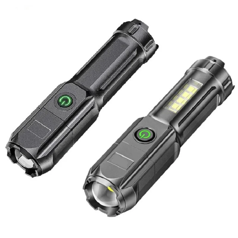 

ZK40 New Style Telescopic Zoom Strong Light Flashlight Portable USB Charging Small Spotlight Long-Range Outdoor Lighting Lamp