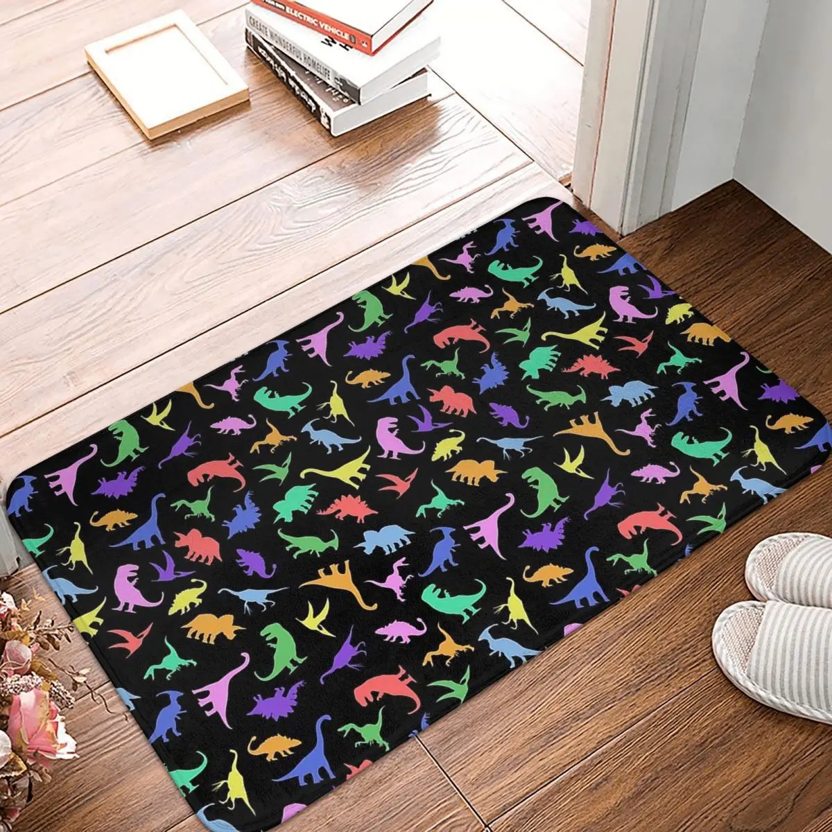 Bathroom Mat Fun Dinosaur Pattern (Black Background) Doormat Living Room Carpet Balcony Rug Home Decor
Bathroom Mat Fun Dinosaur Pattern (Black Background) Doormat Living Room Carpet Balcony Rug Home Decor