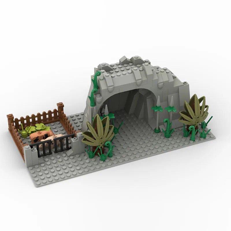 MOC Parts Diy Scene Mountain Top Cave Building Blocks Captive Pig Savage Cave DIY Bricks Pack Construction Toys Boys Gifts
MOC Parts Diy Scene Mountain Top Cave Building Blocks Captive Pig Savage Cave DIY Bricks Pack Construction Toys Boys Gifts