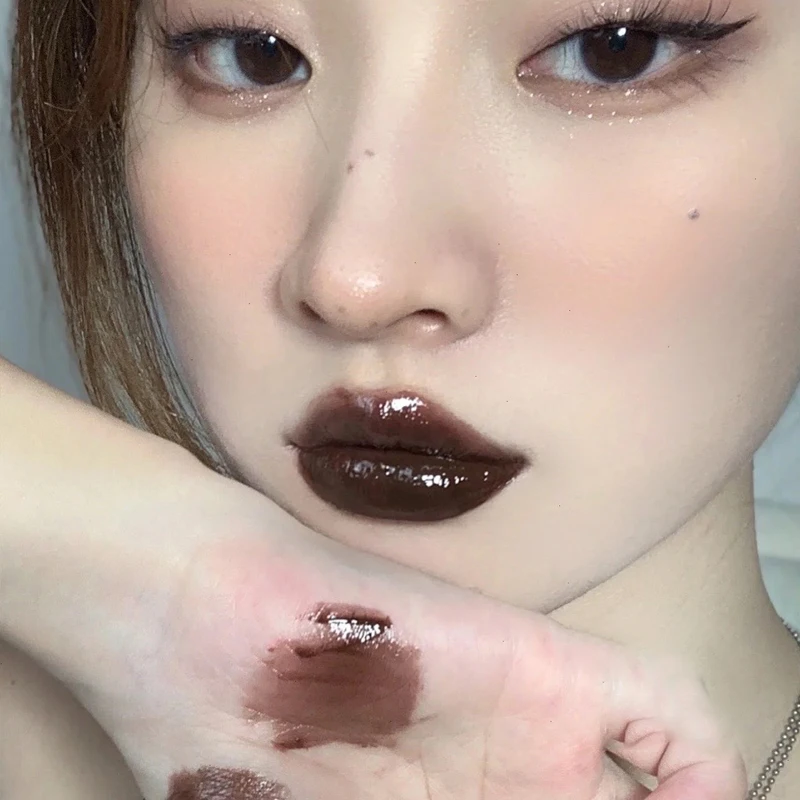 2 In 1 Dark Brown Mirror Transparent Glass Lip Gloss Punk Chocolate Double Head Lipsticks Waterproof Non-stick Lip Tint Makeup
2 In 1 Dark Brown Mirror Transparent Glass Lip Gloss Punk Chocolate Double Head Lipsticks Waterproof Non-stick Lip Tint Makeup