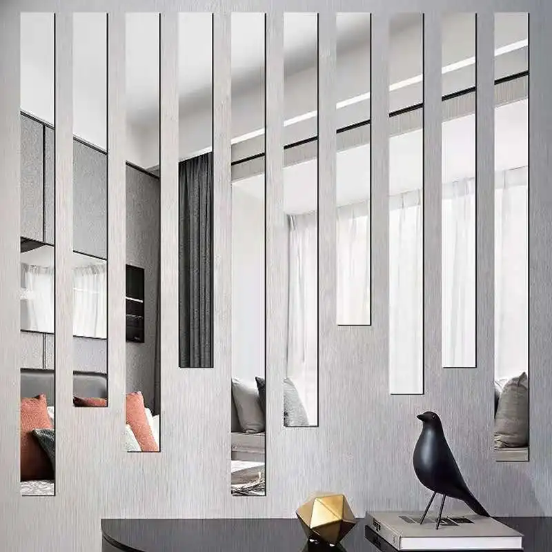 10Pcs Acrylic Mirror Wall Stickers 3D Waist lines Strip Wall Stickers Living Room TV Background Wall Ceiling Edge Wall Decor
10Pcs Acrylic Mirror Wall Stickers 3D Waist lines Strip Wall Stickers Living Room TV Background Wall Ceiling Edge Wall Decor