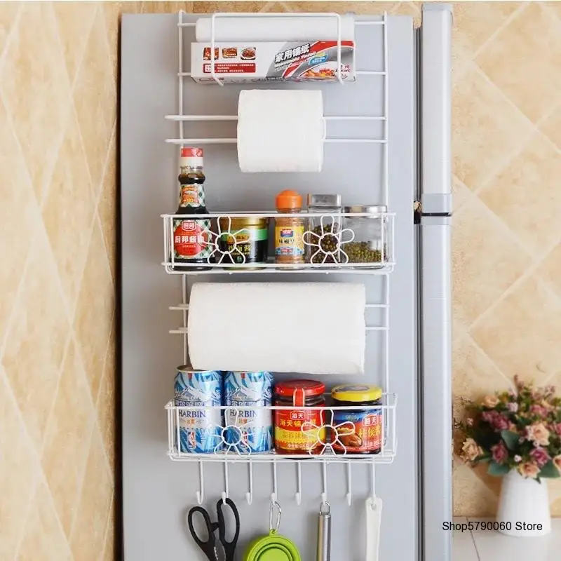 Folding Fridge Storage Multi-Layer Sidewall Holder Kitchen Organizer Refrigerator Rack Fridge Side Shelf Household Hanging Hook
Folding Fridge Storage Multi-Layer Sidewall Holder Kitchen Organizer Refrigerator Rack Fridge Side Shelf Household Hanging Hook