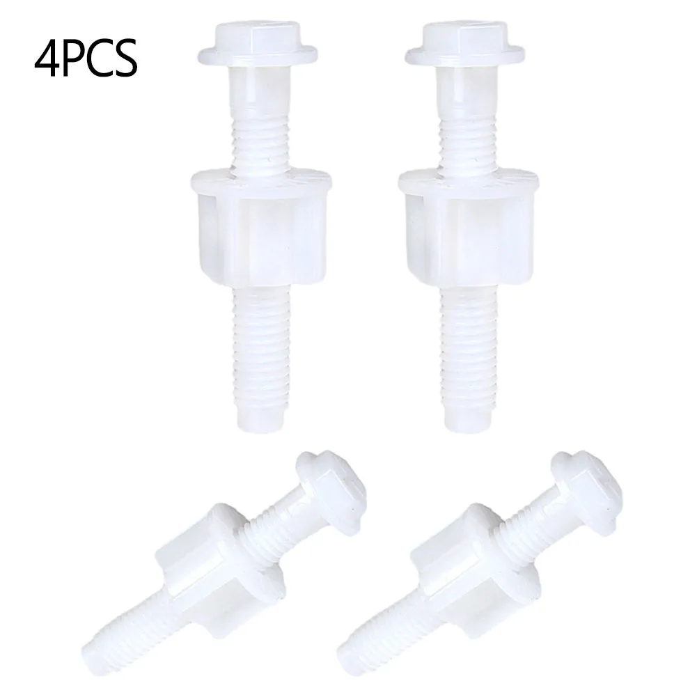 4PCS Toilet Hinge Bolts Screw Plastic Fixing Fitting Kit Toilet Lid Set Screws Replacement Bathroom Toilet Repair Accessories
4PCS Toilet Hinge Bolts Screw Plastic Fixing Fitting Kit Toilet Lid Set Screws Replacement Bathroom Toilet Repair Accessories