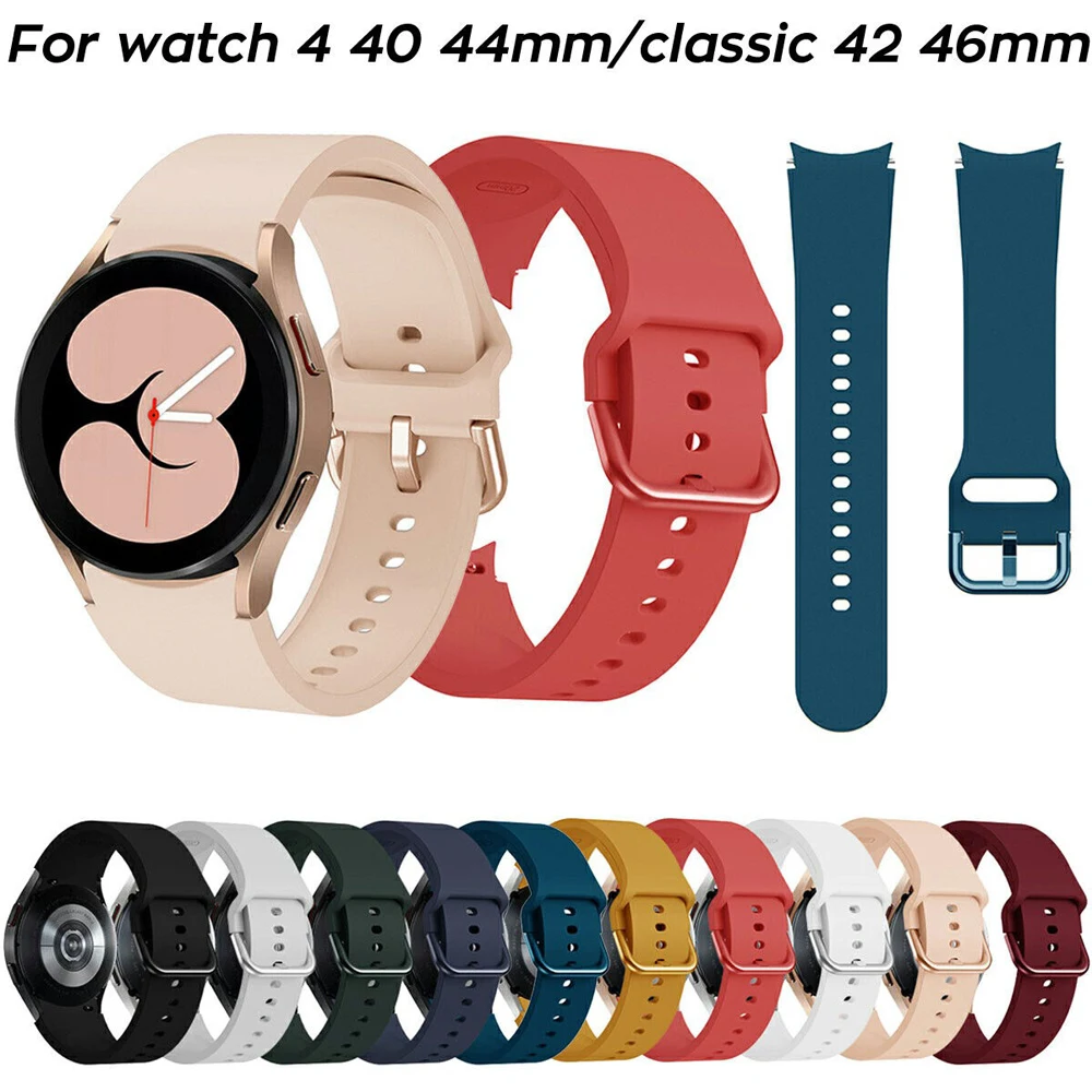 Silicone Strap Watch band For Samsung Galaxy Watch 4 Classic 46MM 42MM 44MM 40MM Rubber Strap Wristbands
Silicone Strap Watch band For Samsung Galaxy Watch 4 Classic 46MM 42MM 44MM 40MM Rubber Strap Wristbands