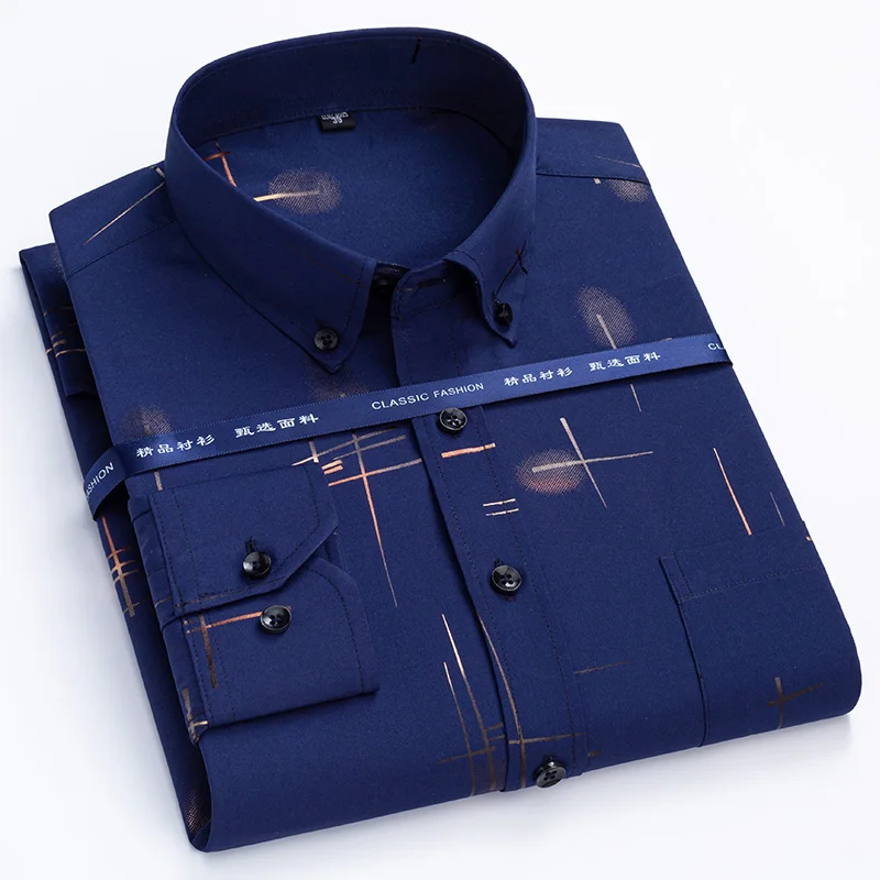 Men's Long Sleeve Plaid Print Casual Shirt Slim fit Comfortable Soft Thin Male Fashion Pocketless Shirts
Men's Long Sleeve Plaid Print Casual Shirt Slim fit Comfortable Soft Thin Male Fashion Pocketless Shirts