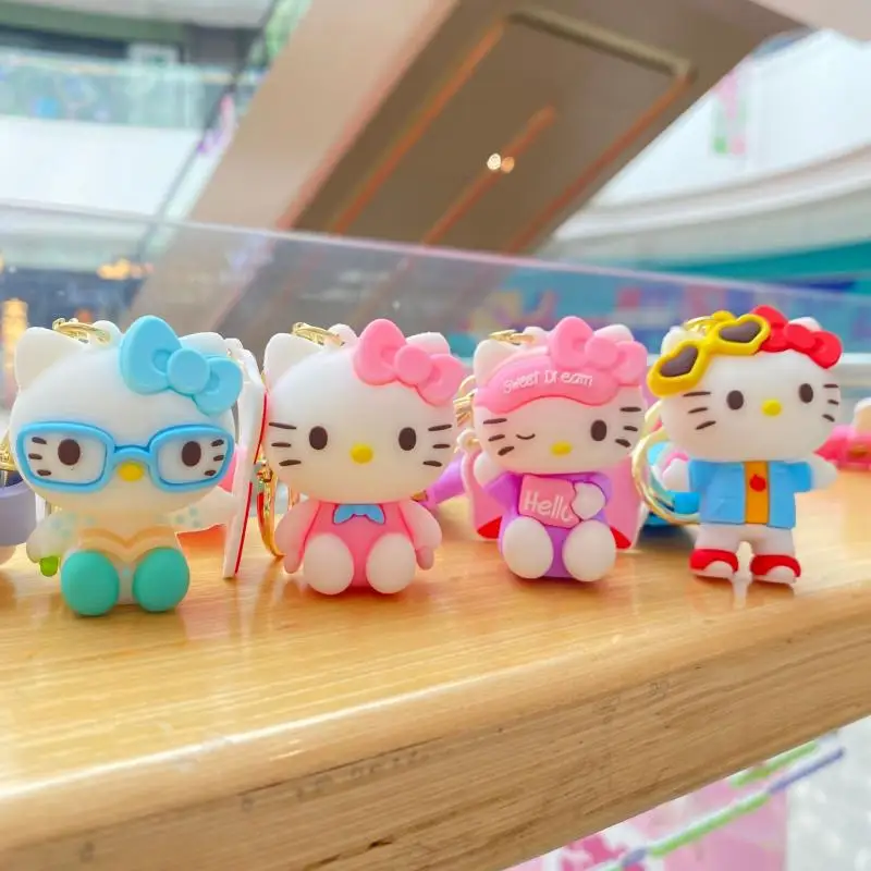 Sanrio Hello Kitty Pvc Doll Key Chain Cartoon Sitting Posture Car Mounted Pendant Backpack Pendant Decoration Children Gift
Sanrio Hello Kitty Pvc Doll Key Chain Cartoon Sitting Posture Car Mounted Pendant Backpack Pendant Decoration Children Gift