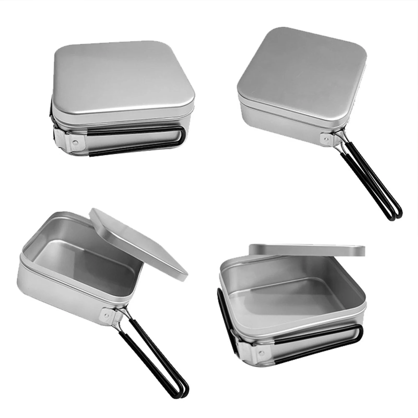 Portable Lunch Box Aluminum Camping Cookware Lightweight Fire Available Convenient Bento Box For Outdoor Camping Hiking Picnic 
Portable Lunch Box Aluminum Camping Cookware Lightweight Fire Available Convenient Bento Box For Outdoor Camping Hiking Picnic