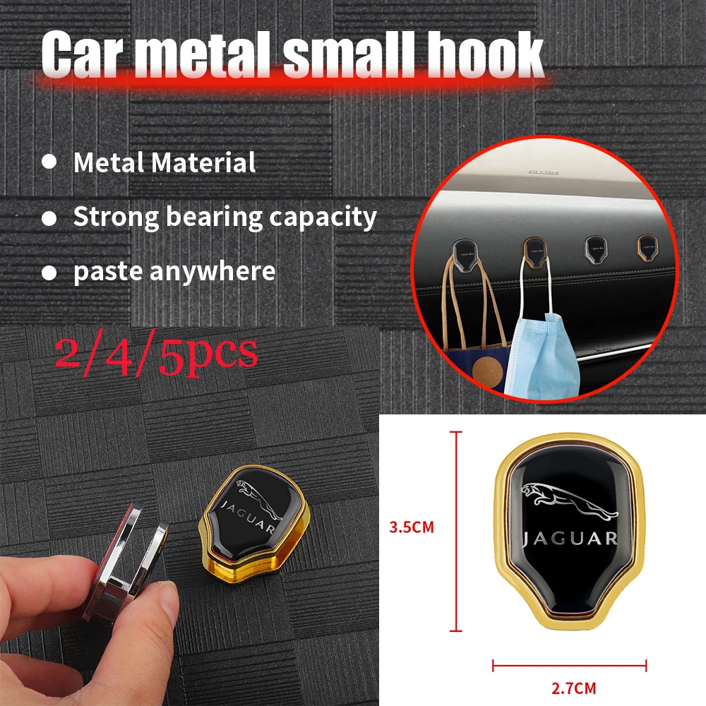 2/4/5PCS Metal Car Hooks Stickers Purses Bags Holder Organizer Decor Accessories For Jaguar XE XF XJL E-PACE F-PACE F-TYPE
2/4/5PCS Metal Car Hooks Stickers Purses Bags Holder Organizer Decor Accessories For Jaguar XE XF XJL E-PACE F-PACE F-TYPE