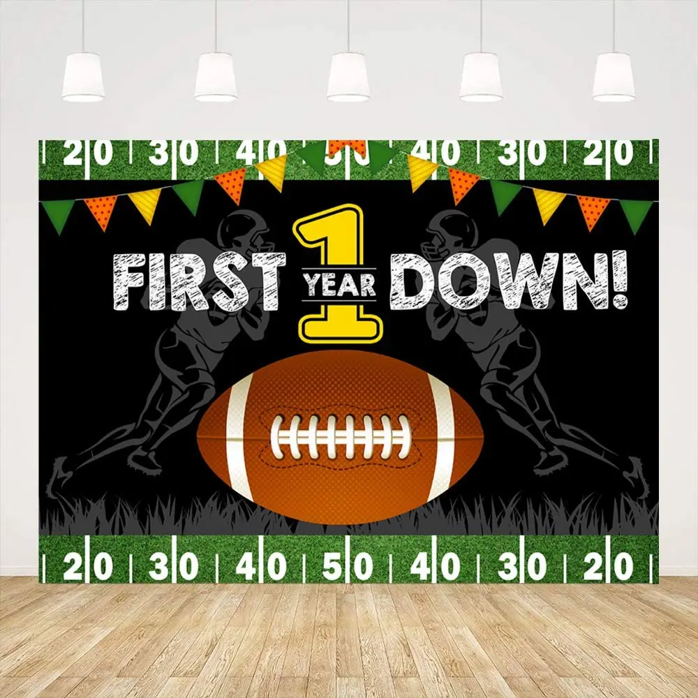 Football Themed 1st Birthday Backdrop Party for Boy First Down Photography Background for First Birthday Banner Photo Booth
Football Themed 1st Birthday Backdrop Party for Boy First Down Photography Background for First Birthday Banner Photo Booth