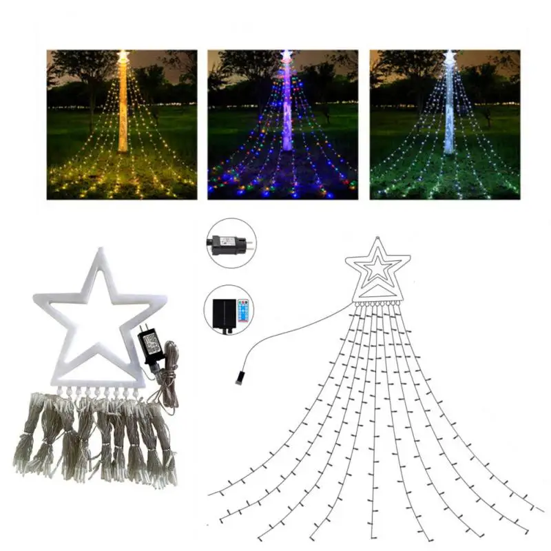 LED Fairy Lights 8 Lighting Modes Tree Wire Top Star Light Garland Christmas Wedding Party String Lights Decoration For Home
LED Fairy Lights 8 Lighting Modes Tree Wire Top Star Light Garland Christmas Wedding Party String Lights Decoration For Home