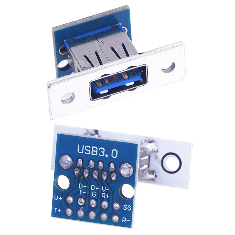 1Pc USB3.0 Male Female Horizontal With Screw Fixing Hole USB With Pin Test Board Connector
1Pc USB3.0 Male Female Horizontal With Screw Fixing Hole USB With Pin Test Board Connector