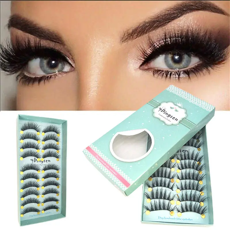 DINGSEN 10pairs natural false eyelashes fake lashes long makeup 3d mink lashes eyelash extension mink eyelashes for beauty
DINGSEN 10pairs natural false eyelashes fake lashes long makeup 3d mink lashes eyelash extension mink eyelashes for beauty