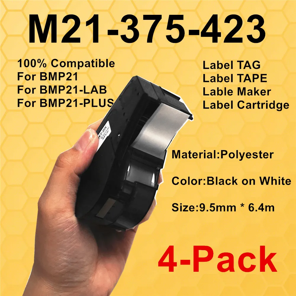 1 ~ 5PK M21 375 423 полиэфирная этикетка лента для замены для принтера BMP21 PLUS 6,4 мм * м электрическая панельная бирка портативная этикетка
1 ~ 5PK M21 375 423 полиэфирная этикетка лента для замены для принтера BMP21 PLUS 6,4 мм * м электрическая панельная бирка портативная этикетка