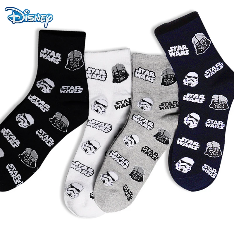 

Disney Star Wars Cotton Sock Jedi Knight Master Yoda C-3PO Wookiee Comic Socks Women Men Force Awakens Socks Children Gifts