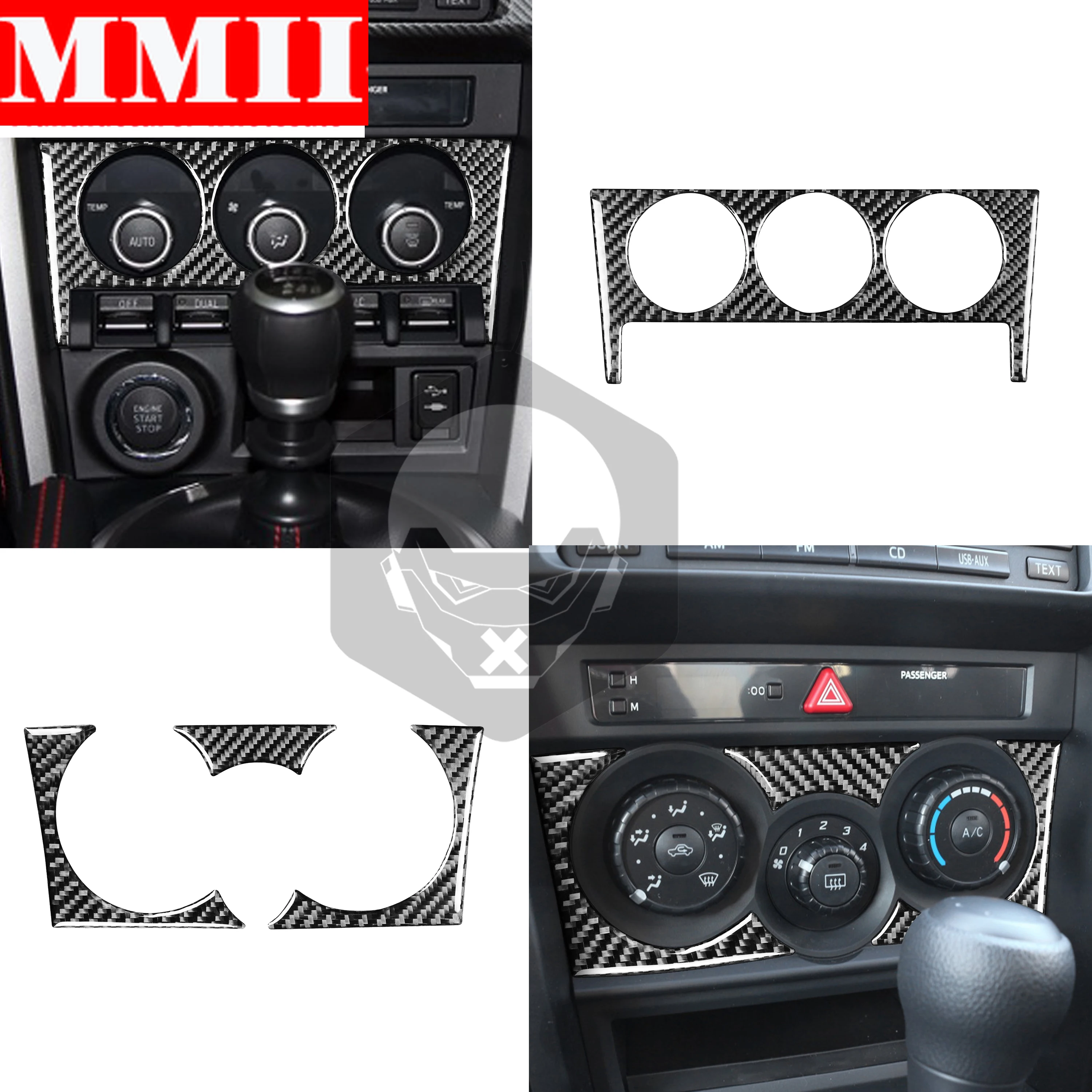 Carbon Fiber For Subaru BRZ Toyota 86 GT86 2017 2018 2019 Car Air Conditioning Control Knob Panel Trim Cover Sticker Accessories
Carbon Fiber For Subaru BRZ Toyota 86 GT86 2017 2018 2019 Car Air Conditioning Control Knob Panel Trim Cover Sticker Accessories