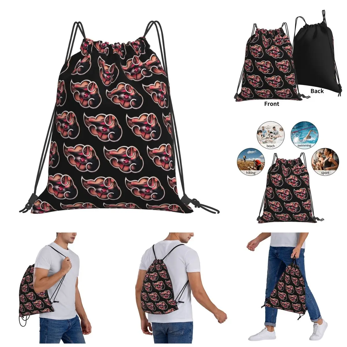Anime Akatsuki Narus Drawstring Bags Gym Bag Casual Graphic Backpack Humor Graphic Blanket roll 
Anime Akatsuki Narus Drawstring Bags Gym Bag Casual Graphic Backpack Humor Graphic Blanket roll