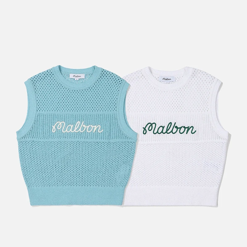 Korean original single golf clothing women's knitted tank top for versatile sports breathable round neck sleeveless top summer
Korean original single golf clothing women's knitted tank top for versatile sports breathable round neck sleeveless top summer