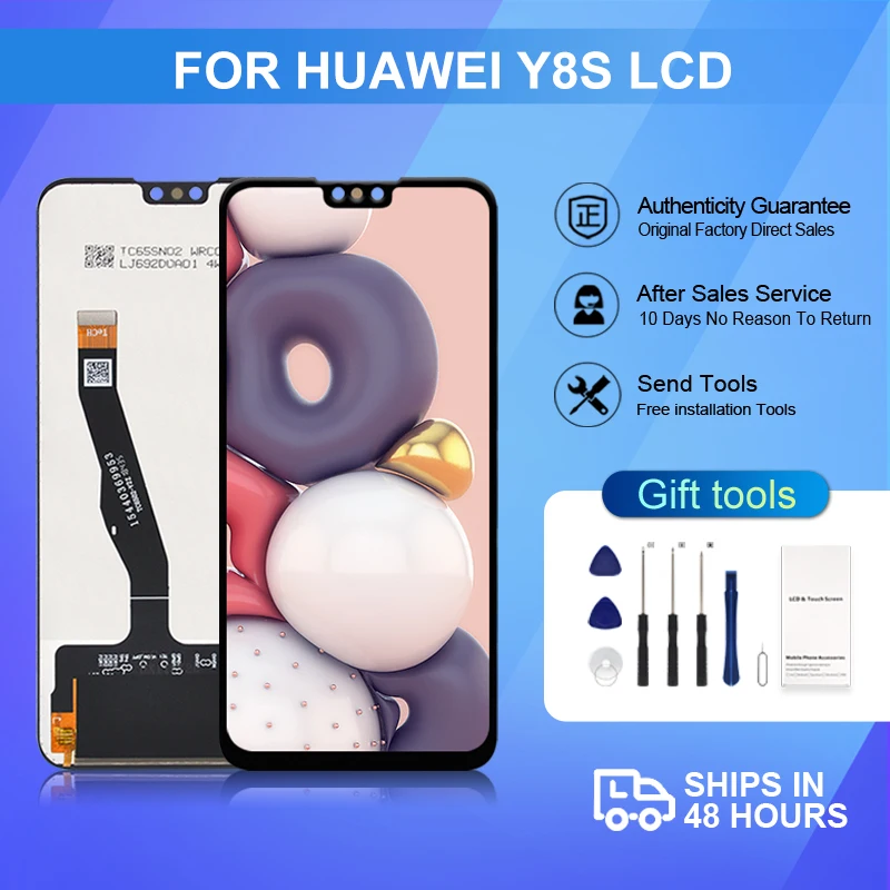 6.5 Inch Display For Huawei Y8S Lcd Touch Panel Screen Digitizer JKM-LX1 JKM-LX2 JKM-LX3 Assembly With Tools Free Ship Wholesale
6.5 Inch Display For Huawei Y8S Lcd Touch Panel Screen Digitizer JKM-LX1 JKM-LX2 JKM-LX3 Assembly With Tools Free Ship Wholesale