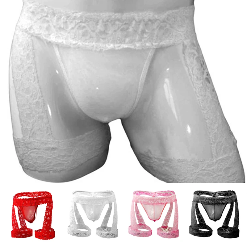 Men's Sexy Sissy Underwear Lace Thongs Enhance Pouch Bikini Briefs Underpants Jockstrap Ultra Thin See Through Erotic G String
Men's Sexy Sissy Underwear Lace Thongs Enhance Pouch Bikini Briefs Underpants Jockstrap Ultra Thin See Through Erotic G String