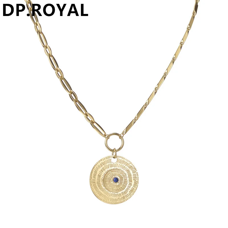 INS French Retro 14K Gold Double-Layer Round Stitching Necklace Design Stainless Steel Zircon Round Sweater Chain for Women
INS French Retro 14K Gold Double-Layer Round Stitching Necklace Design Stainless Steel Zircon Round Sweater Chain for Women