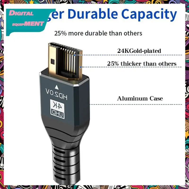 Braided Hd Cable Computer Hdtv Hdr Tv Connection -compatible Cable 48gbps Adapter 2.1 Ultra Digital 4k60 Tv Connection Cable
Braided Hd Cable Computer Hdtv Hdr Tv Connection -compatible Cable 48gbps Adapter 2.1 Ultra Digital 4k60 Tv Connection Cable