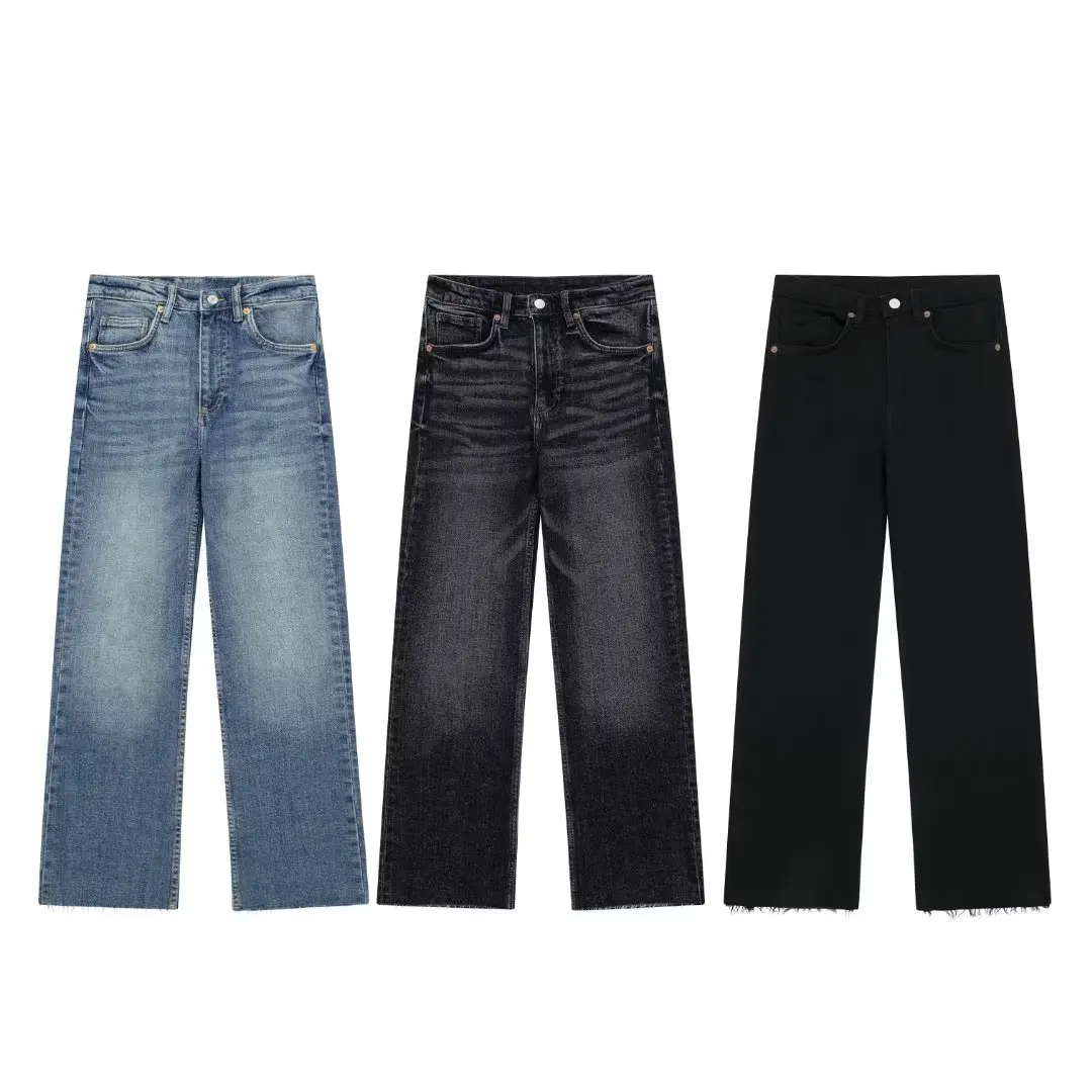 HDIMM Fashion Women's Jeans 2023 Spring Autumn Female Casual Loose Pants Ladies Zipper Fly Trouser With Pockets Pants New In 
HDIMM Fashion Women's Jeans 2023 Spring Autumn Female Casual Loose Pants Ladies Zipper Fly Trouser With Pockets Pants New In