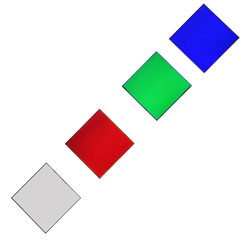 Antlia 65x65mm LRGB Pro V-series Astronomy Imaging Filter Set - Square Unmounted 
Antlia 65x65mm LRGB Pro V-series Astronomy Imaging Filter Set - Square Unmounted