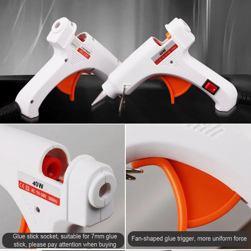 Mini Hot Melt Glue Machine with 20pcs Glue Sticks Flexible Trigger for DIY Small Craft Projects For DIY Small Craft Projects NW
Mini Hot Melt Glue Machine with 20pcs Glue Sticks Flexible Trigger for DIY Small Craft Projects For DIY Small Craft Projects NW