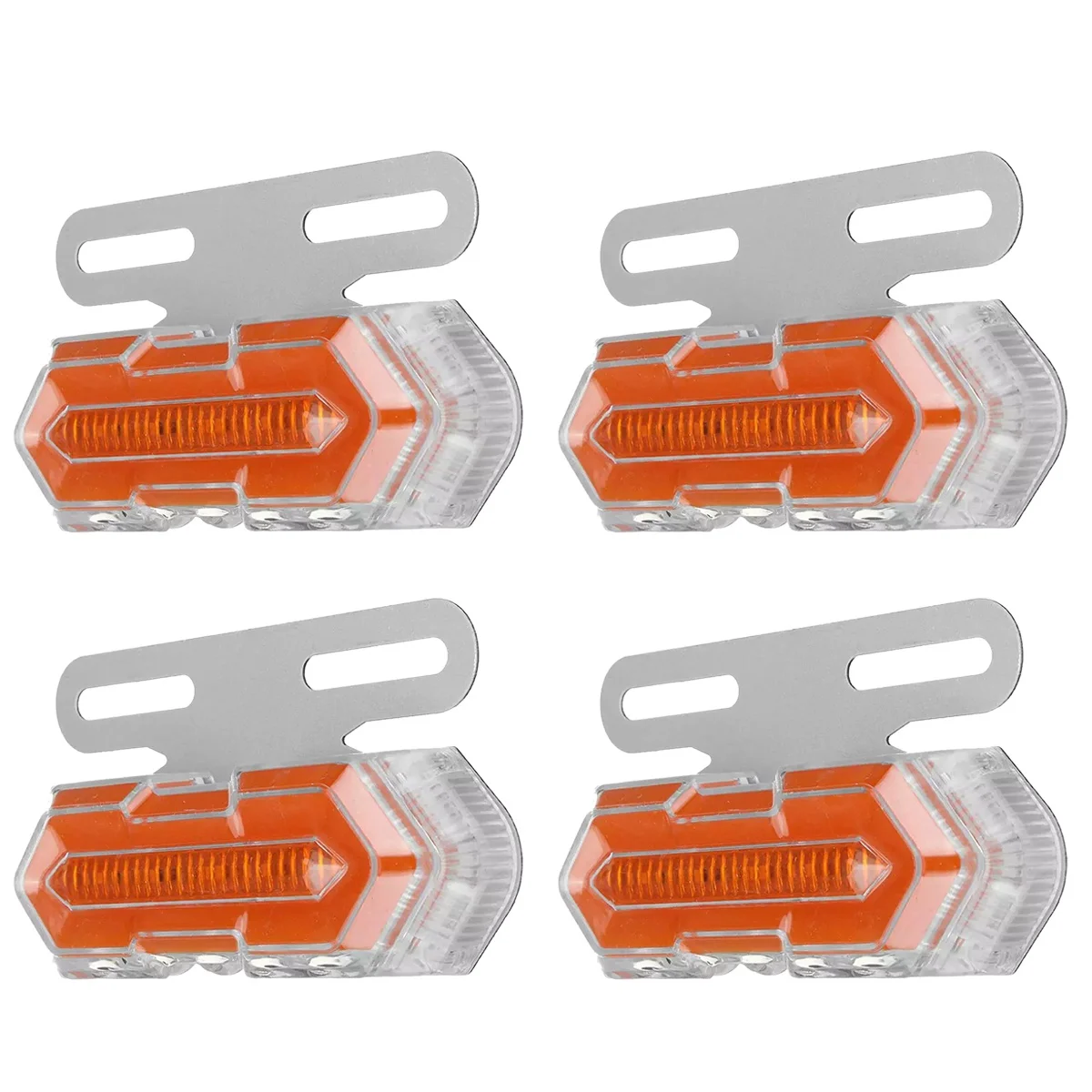 4Pcs 24V LED Car Side Marker Lights Turn Signal Lights Truck Side Lights Suitable for Trailer Trucks Lorries
4Pcs 24V LED Car Side Marker Lights Turn Signal Lights Truck Side Lights Suitable for Trailer Trucks Lorries