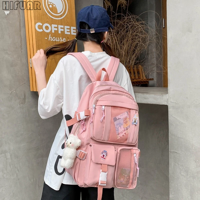 Kawaii Girl Travel Book Bags Cute Women Large Capacity Backpack Waterproof Nylon Female Schoolbag College Lady Laptop Backpacks
Kawaii Girl Travel Book Bags Cute Women Large Capacity Backpack Waterproof Nylon Female Schoolbag College Lady Laptop Backpacks
