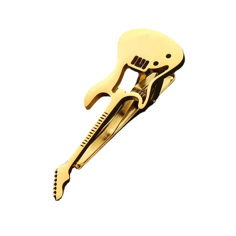 High Grade Titanium Steel Men's Personalized Creative Guitar Tie Clip Fashion Gold Stainless Luxury
High Grade Titanium Steel Men's Personalized Creative Guitar Tie Clip Fashion Gold Stainless Luxury