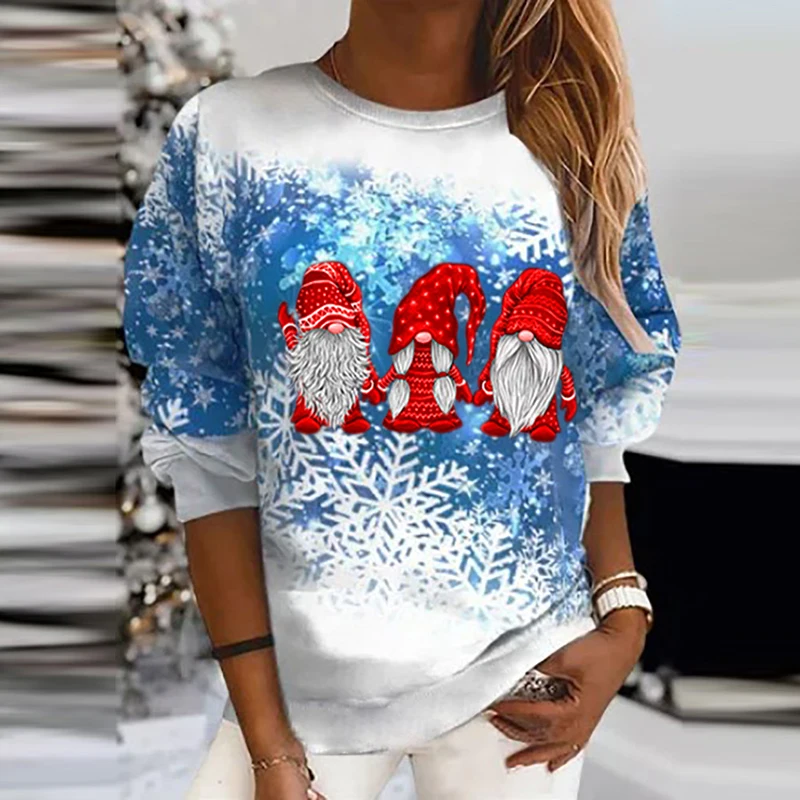 Повседневный Свободный пуловер в стиле пэчворк 2022, женские праздничные блузки в стиле Харадзюку с круглым вырезом, Рождественский свитшот ...
Повседневный Свободный пуловер в стиле пэчворк 2022, женские праздничные блузки в стиле Харадзюку с круглым вырезом, Рождественский свитшот ...