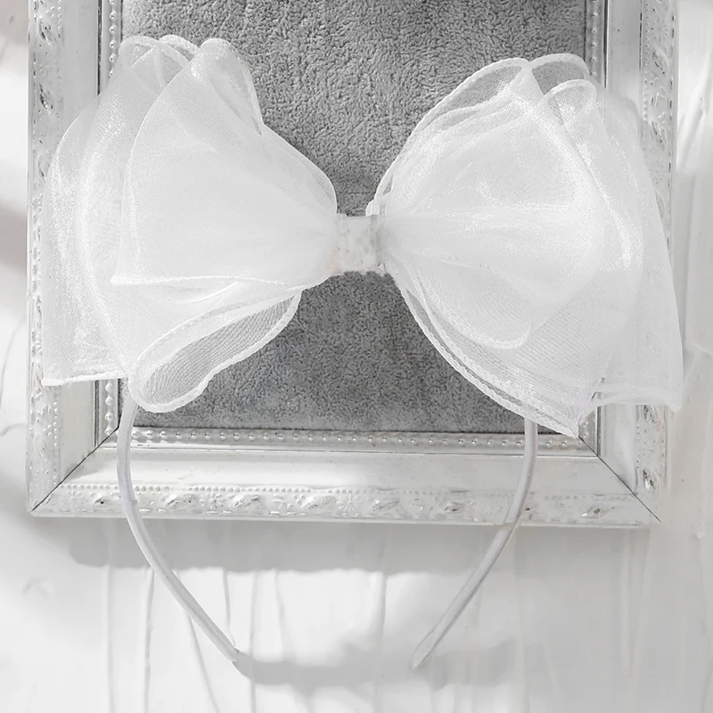 New Organza Bow Headbands Summer Black Large Bowknot Hair Bands Bezel Turban Women Girls Korean Hair Accessories Bow Head Hoop
New Organza Bow Headbands Summer Black Large Bowknot Hair Bands Bezel Turban Women Girls Korean Hair Accessories Bow Head Hoop