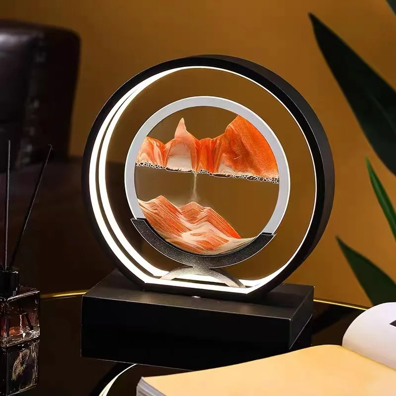 Moving Sand Art Picture Round Glass 3D Sandscape In Motion Display Flowing Sand Frame Sand Painting Ornaments Office Decor
Moving Sand Art Picture Round Glass 3D Sandscape In Motion Display Flowing Sand Frame Sand Painting Ornaments Office Decor